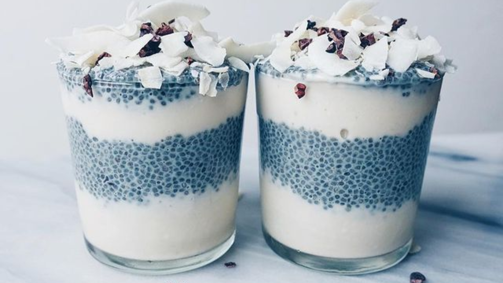 BlueMAJIK® Mint Chip Chia Pudding Recipe