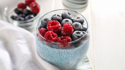 Super Blueberry Pudding Recipe - E3live Superfood